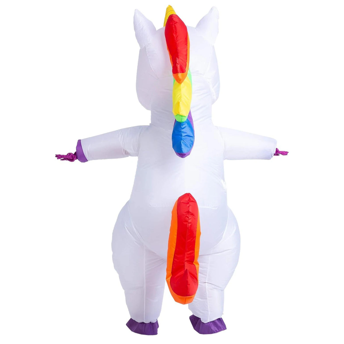 Inflatable Unicorn Costume Adult Halloween Blow‑up Fancy Dress Cosplay Outfit for Carnival Party