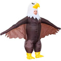 2026 Halloween Adult Inflatable Bald Eagle Costume Air Blow Up Suit for Independence Day Party